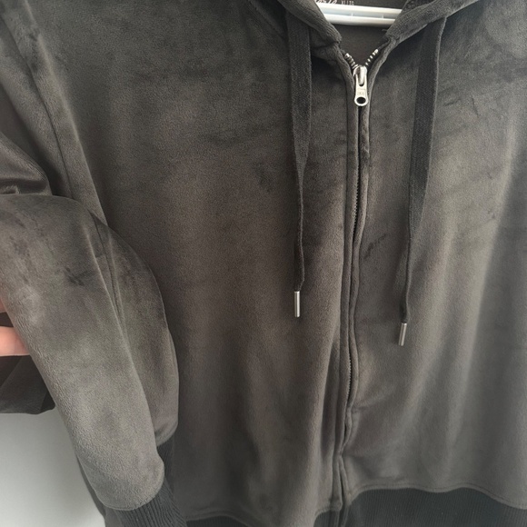 Aerie Size XL | Real Good Velour Zip Hoodie - Picture 5 of 6